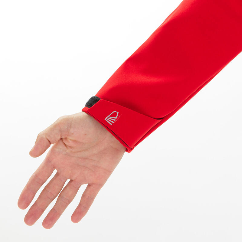 Casaco de Vela Softshell Corta-vento Sailing 900 Homem Vermelho