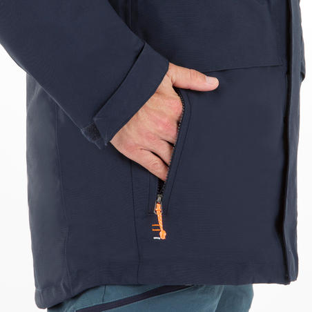 Куртка чоловіча 100 для вітрильного спорту тепла синя