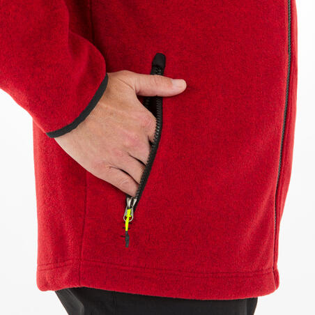 Флісова кофта чоловіча RACE 100 для вітрильного спорту - Червона