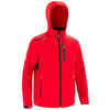 Softshelljacke Segeln Herren winddicht 900 rot