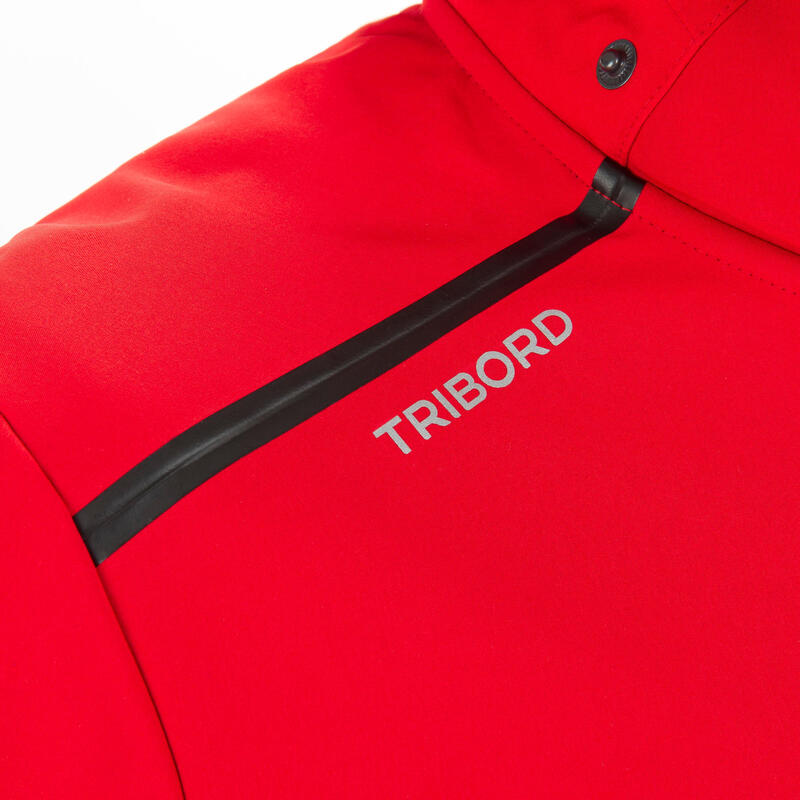 Pánská softshellová bunda Sailing 900 větruodolná červená