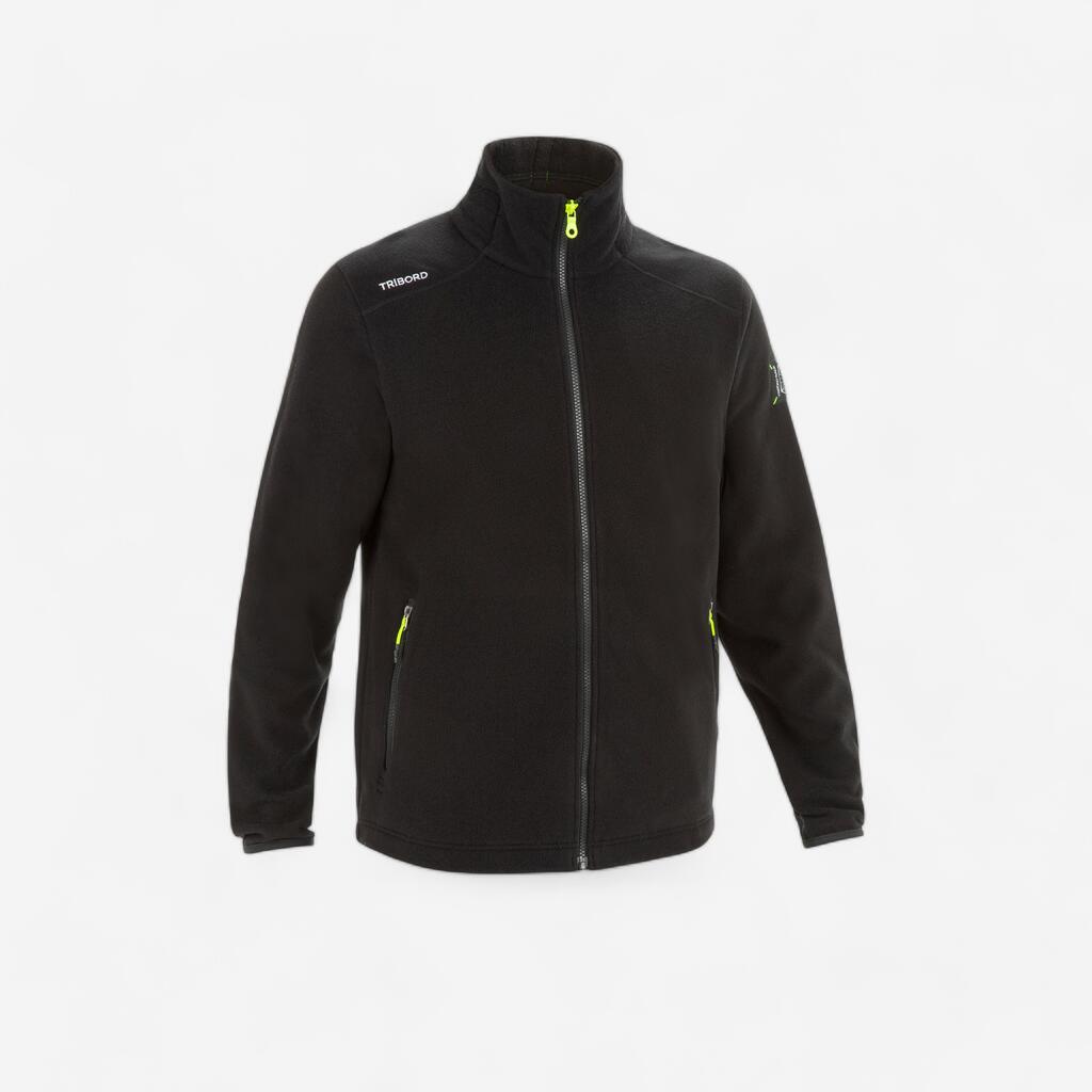 Sailing Men’s warm sailing fleece 100 - Black