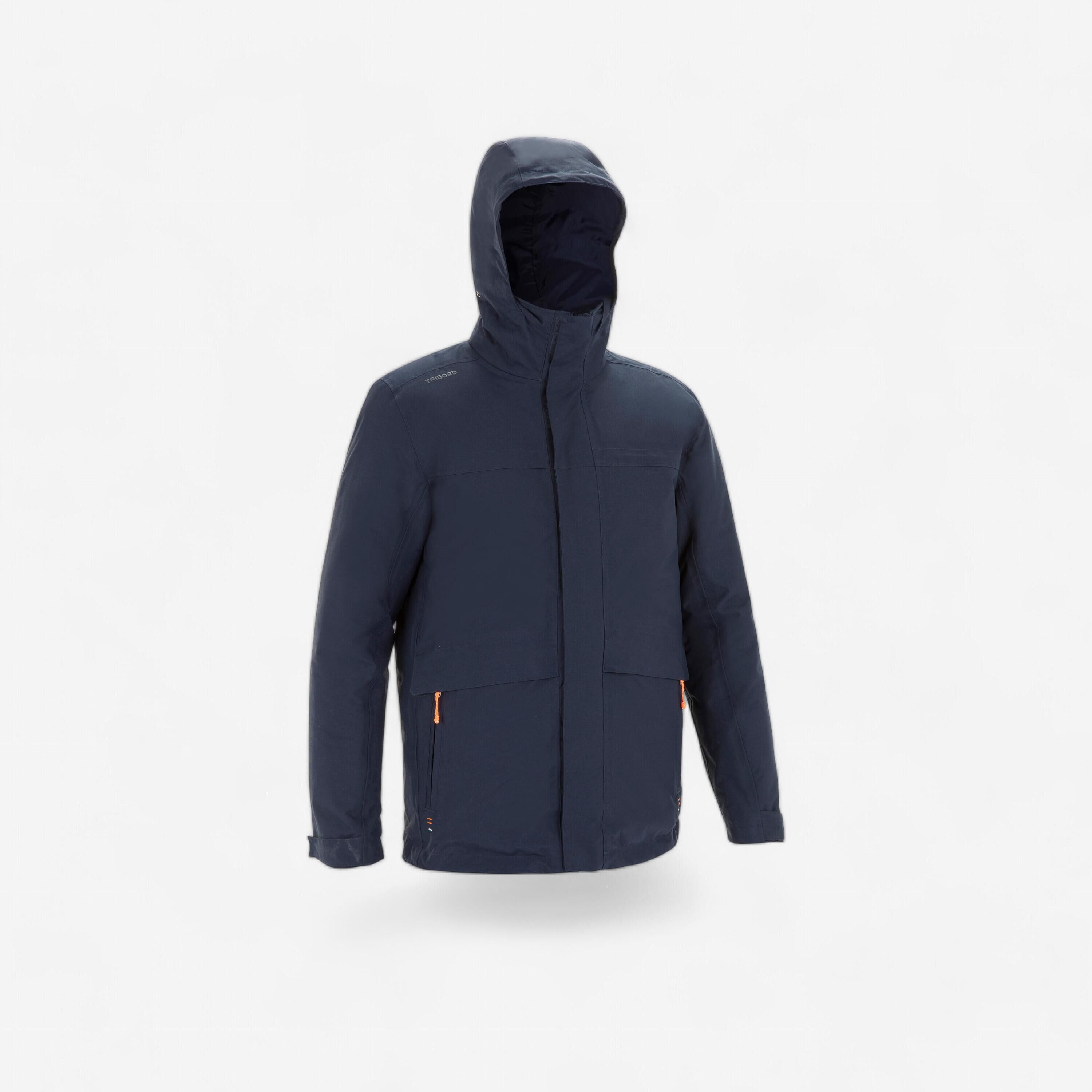 TRIBORD Men’s warm Sailing Jacket 100 - navy blue