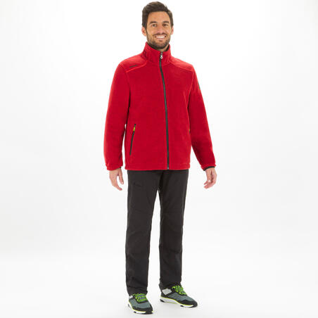 Флісова кофта чоловіча RACE 100 для вітрильного спорту - Червона