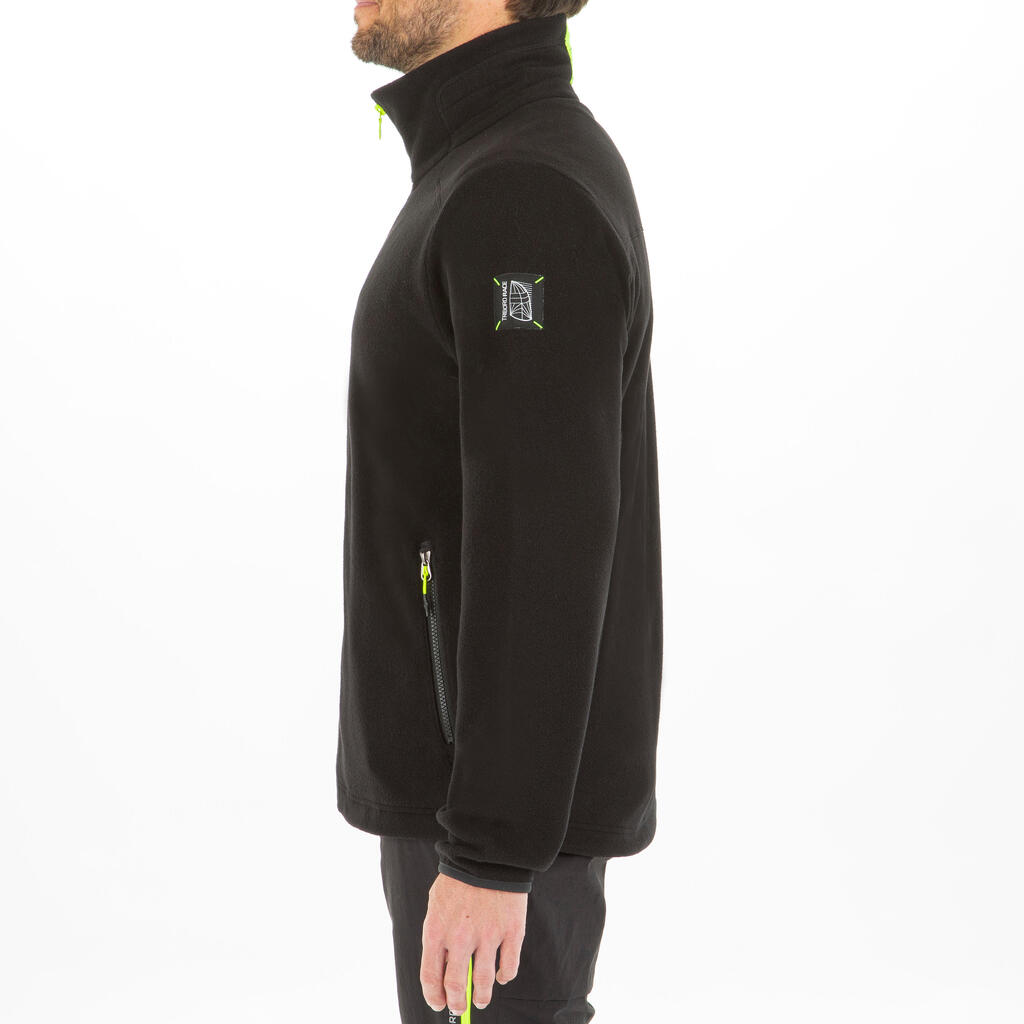 Sailing Men’s warm sailing fleece 100 - Black