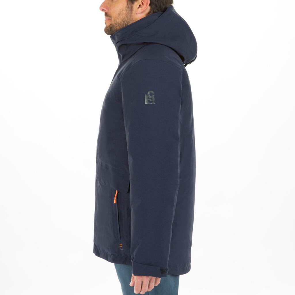 Men’s warm Sailing Jacket 100 - navy blue