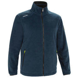 Men's Sailing Water Repellent Fleece Race 100 - Blue Marl
