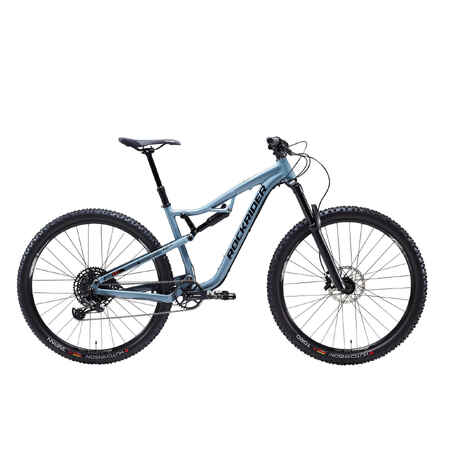 MOUNTAIN BIKE FULL SUSPENSION ROCKRIDER AM 100 SRAM NX - Grey