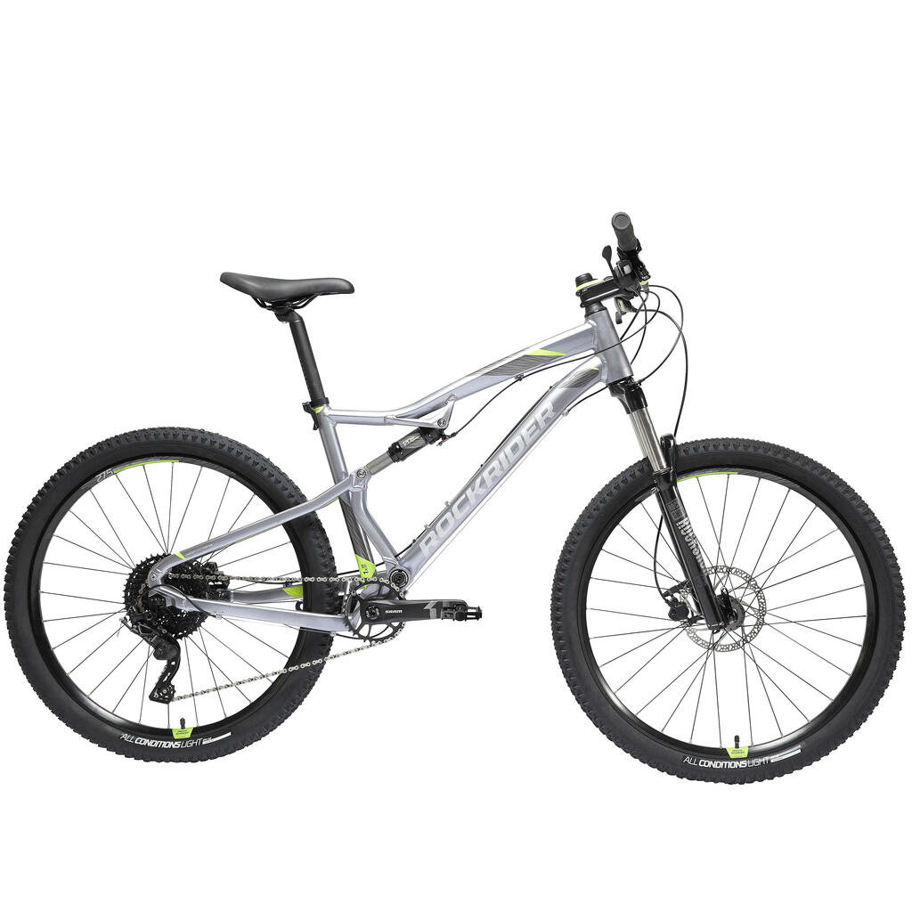 27,5" kalnu velosipēds “st 900 s”, pelēks/dzeltens