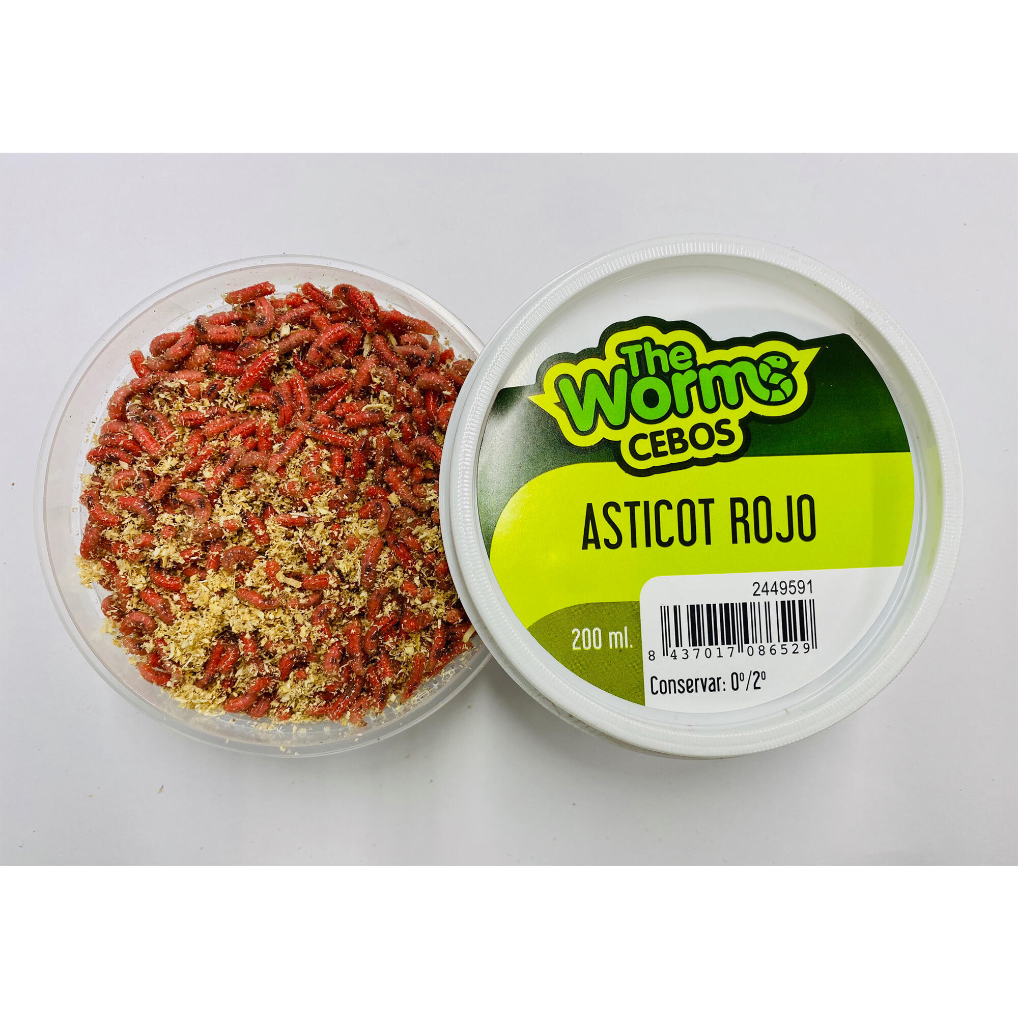 Asticot Rojo Cebos Ramiro 2/5