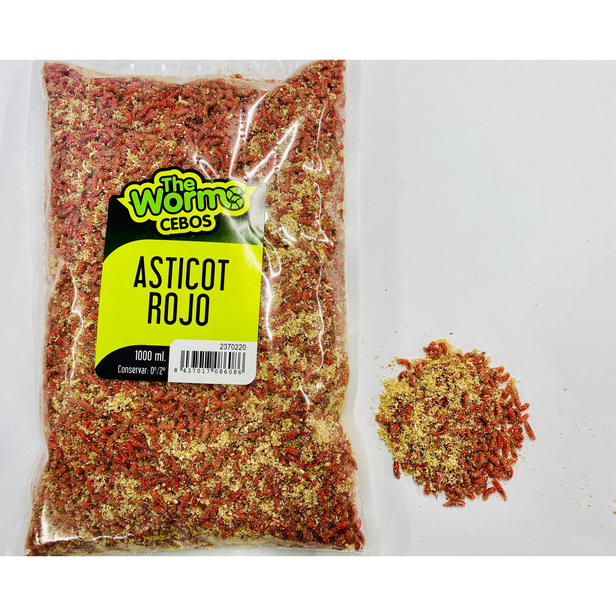 Asticot Rojo Cebos Ramiro 5/5
