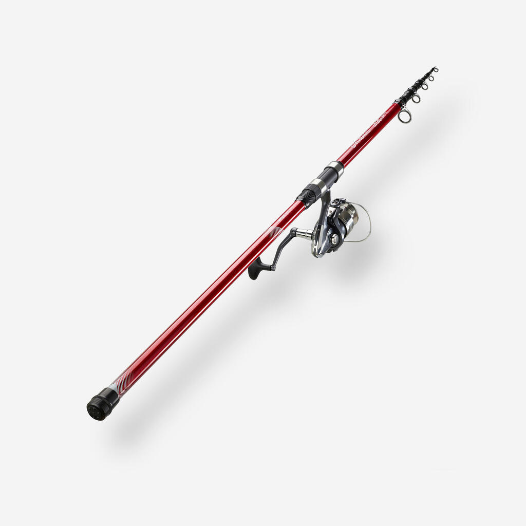 Ensemble de pêche surfcasting canne & moulinet SYMBIOS LIGHT 500 3.90m 80-150g