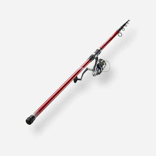 
      Fishing surfcasting rod and reel combo SYMBIOS LIGHT-500 390 80-150g
  