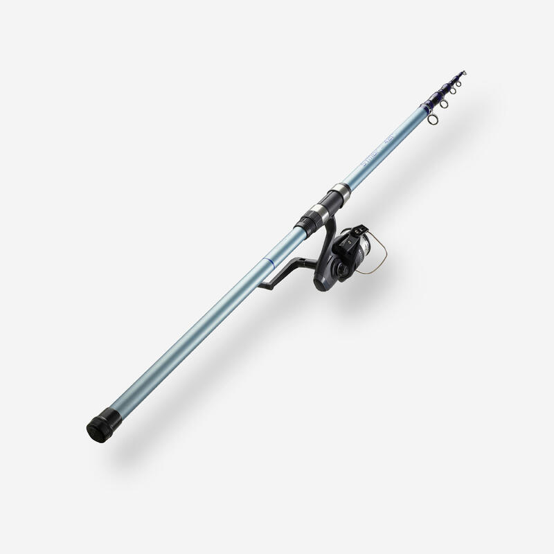 Ensemble de pêche en surfcasting canne et moulinet SYMBIOS-100 420 TELESCO