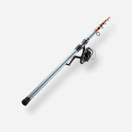 
      Fishing surfcasting rod and reel combo SYMBIOS LIGHT-100 390 80-150 g
  