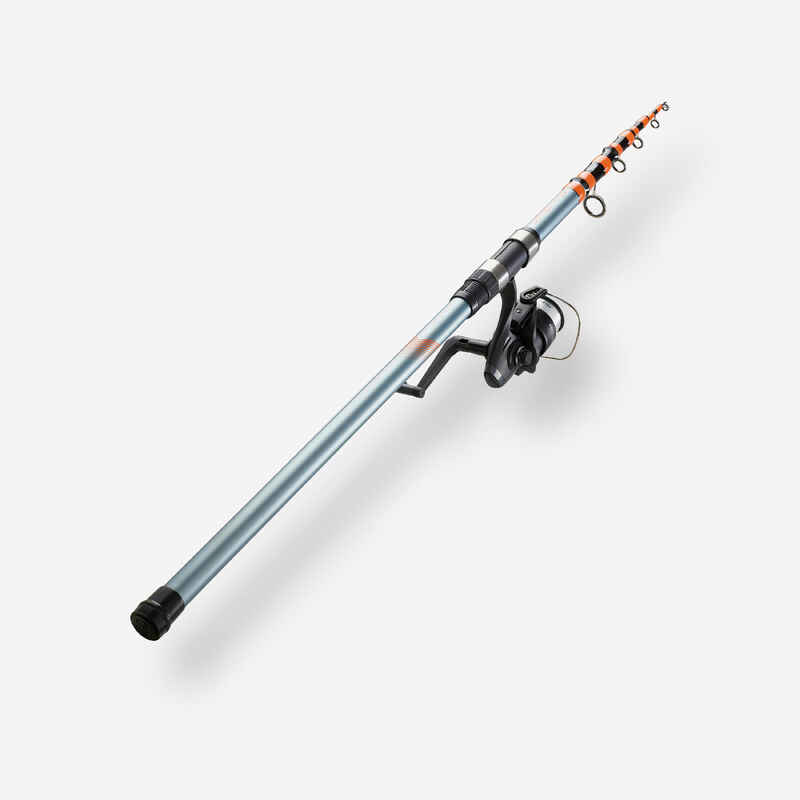 Fishing surfcasting rod and reel combo SYMBIOS LIGHT-100 390 80-150 g -  Decathlon