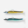 COMBO leurres souples shad lançon EELO 110 8gr AYU/BLEU