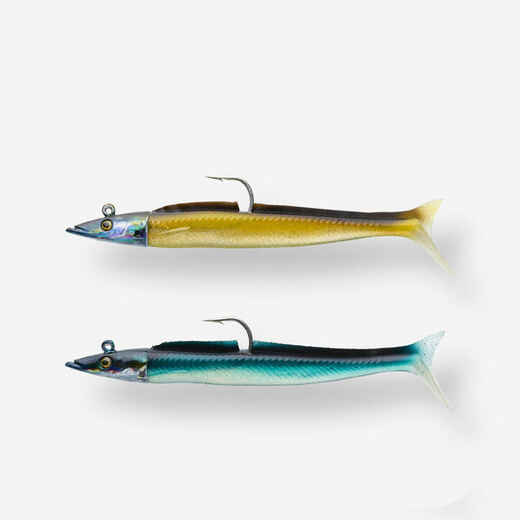 
      soft lures sand eel COMBO EELO 110 8 gr AYU/ BLUE
  