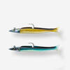 Set softbaits voor zeevissen Eelo 110 shad zandspiering ayu/blauw 8 g