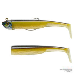 Kit leurres souples shad texan anchois ancho 120 12gr ayu pêche en mer
