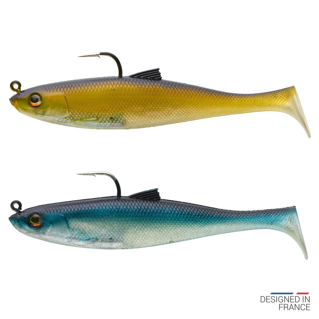 COMBO leurres souples Shad swimbait OSARDA 120 NATURAL