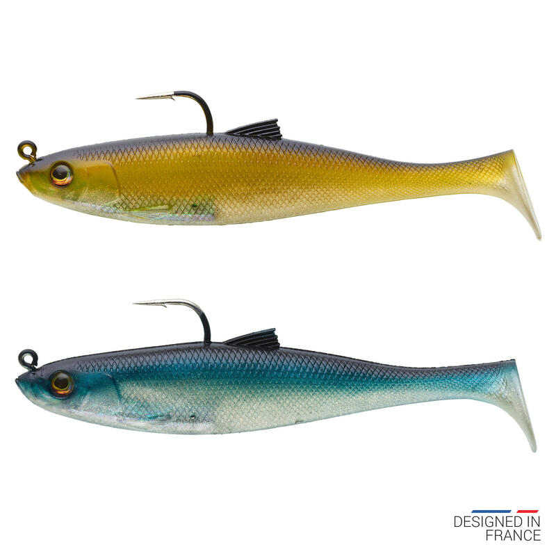 Plasztikcsali Combo Osarda 120 shad swimbait, természetes