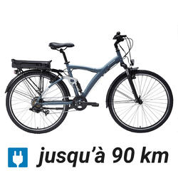 Elektrische hybride fiets Original 920 E grijsblauw | RIVERSIDE | Decathlon .nl