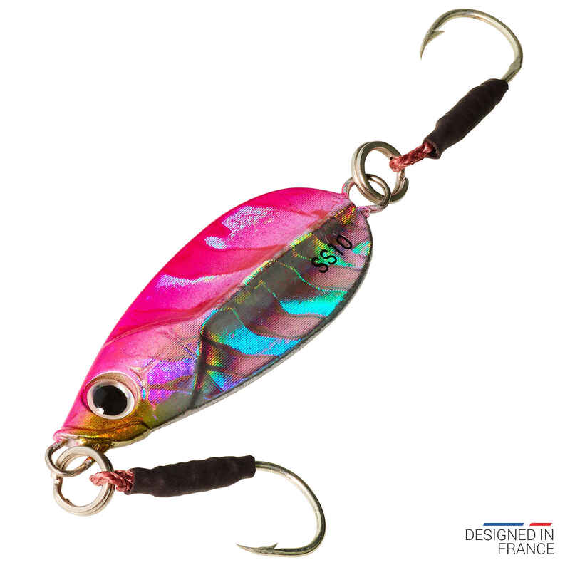 Lure fishing at sea Casting jig BIASTOS SLOW 10 g - pink