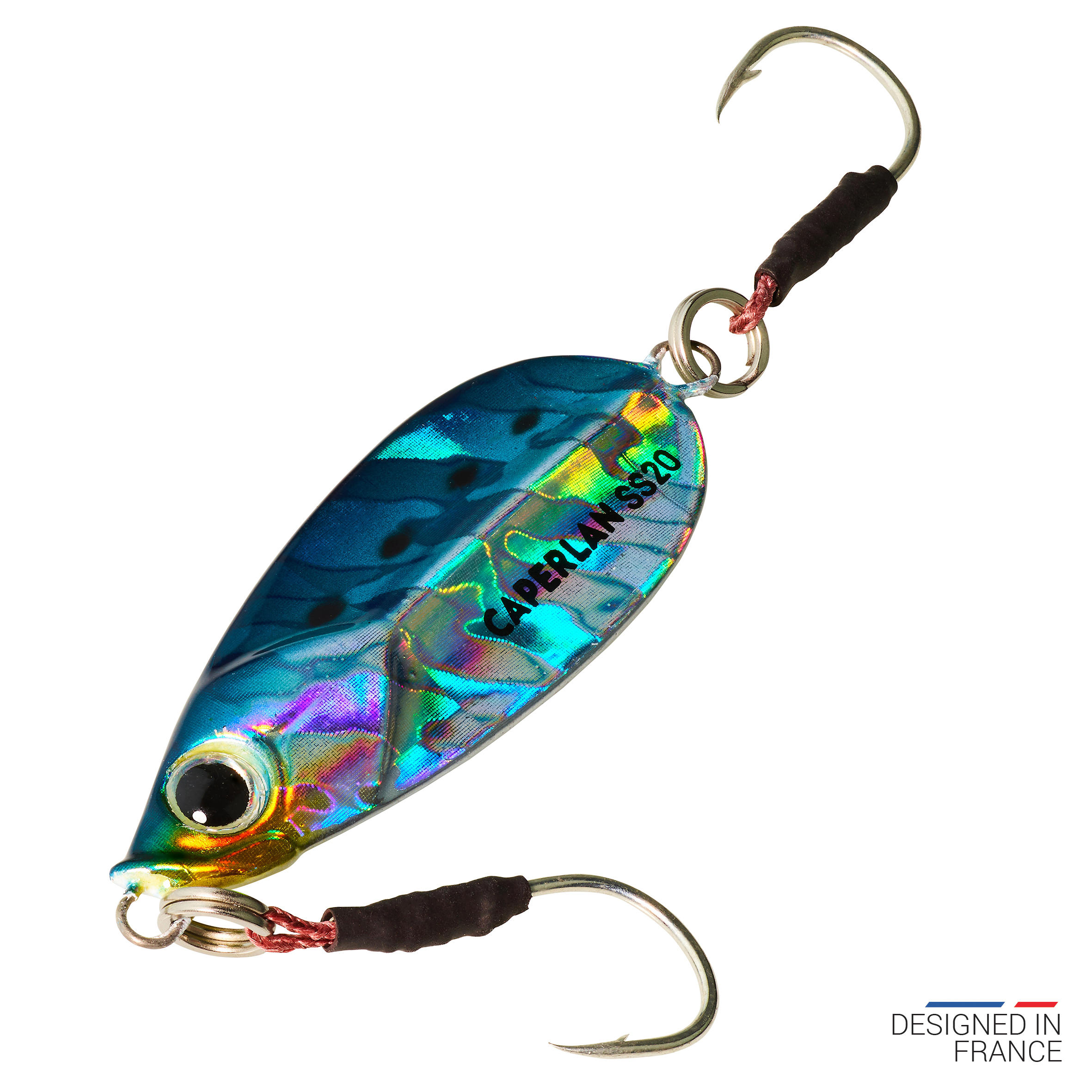 Lure fishing at sea Casting jig BIASTOS SLOW 20 g blue Decathlon