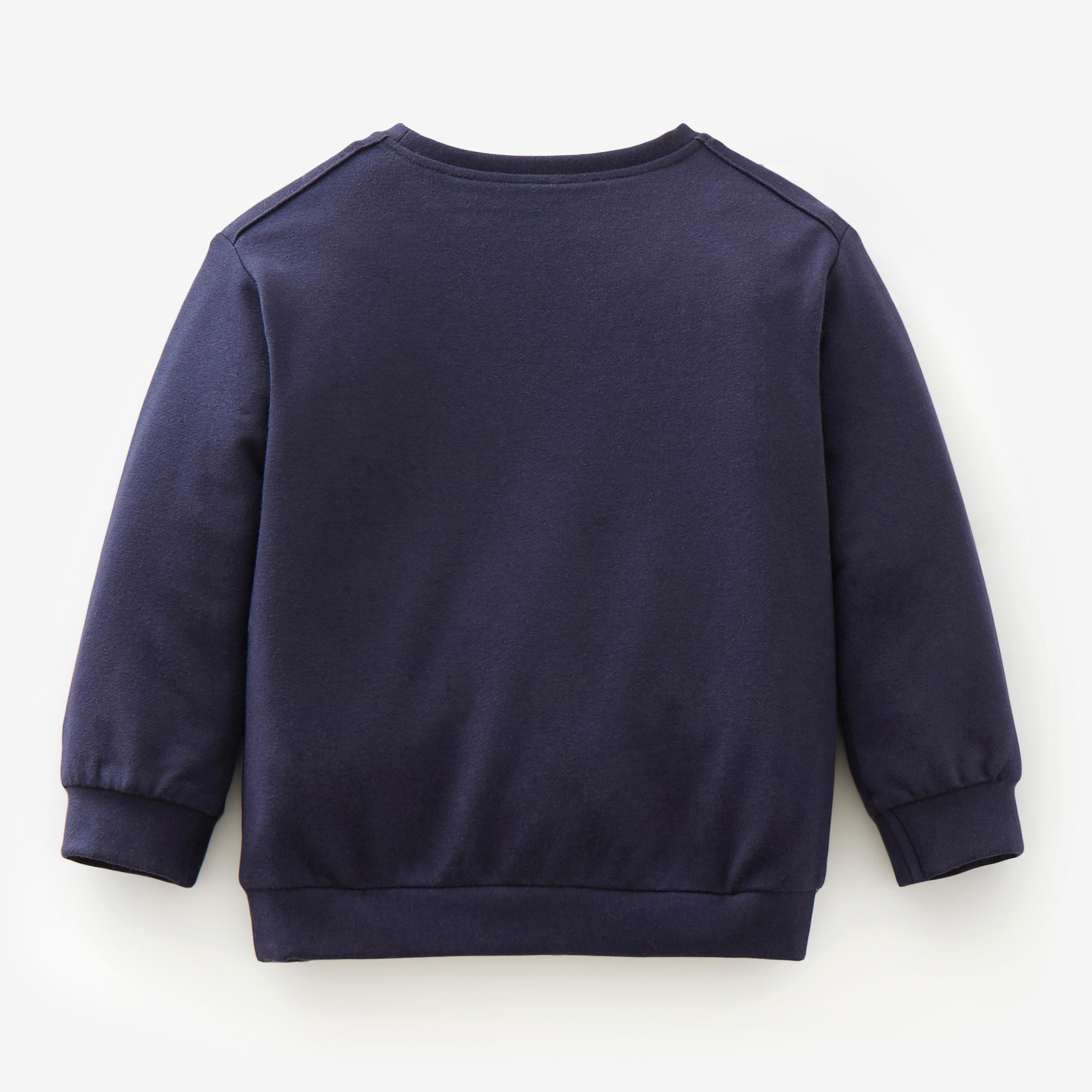 Sudadera completa de fitness para Niño y Bebés Domyos azul oscuro 4/6