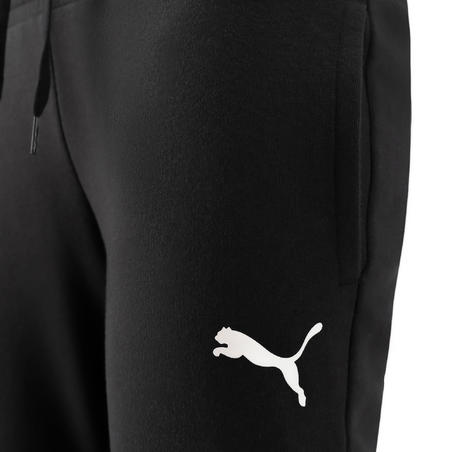 Брюки для джоггинга женские черно-розовые Puma