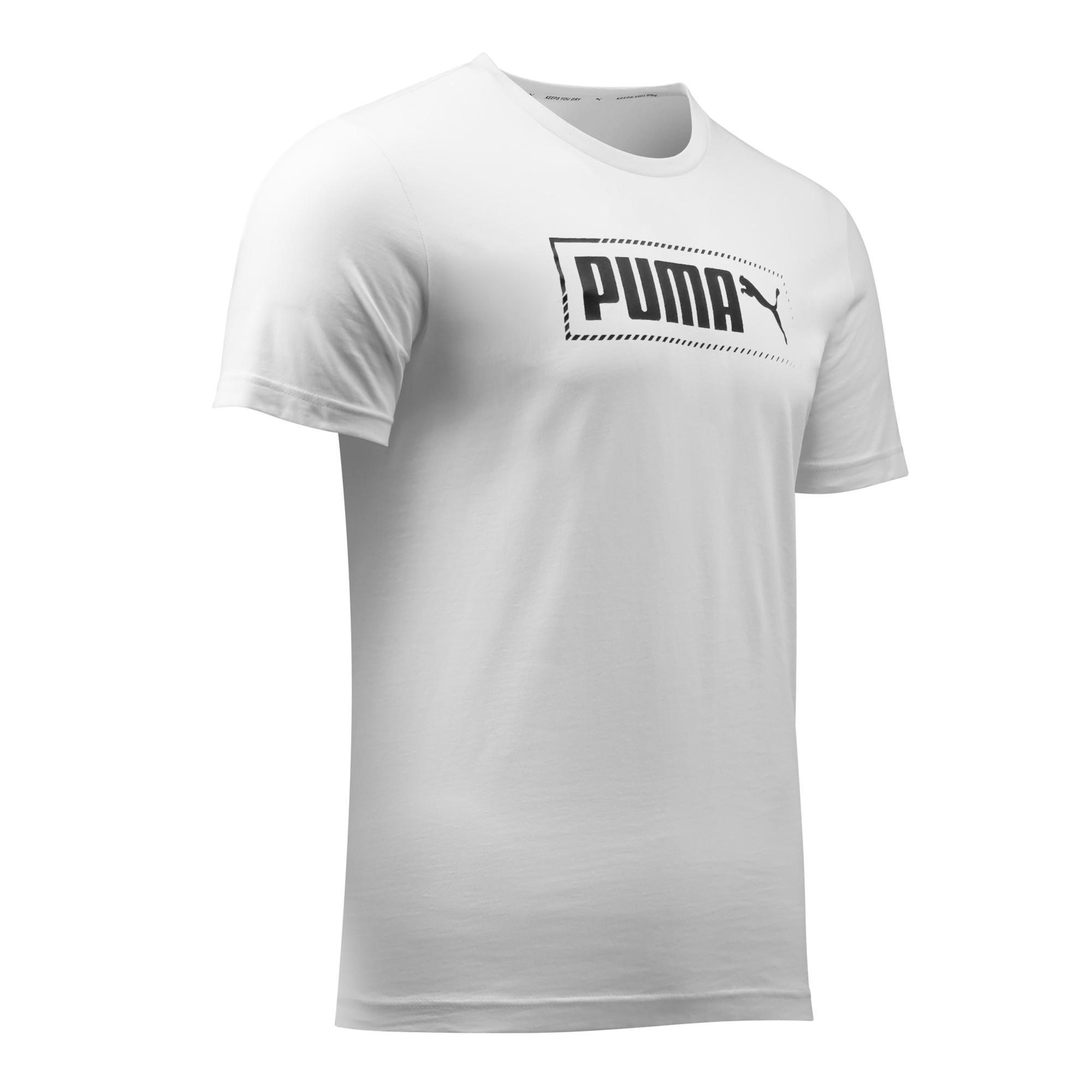 Camiseta Puma hombre gris con logotipo blanco PUMA | Black Friday Decathlon  2020