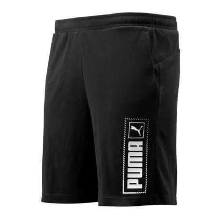 Шорты мужские черные с логотипом Puma