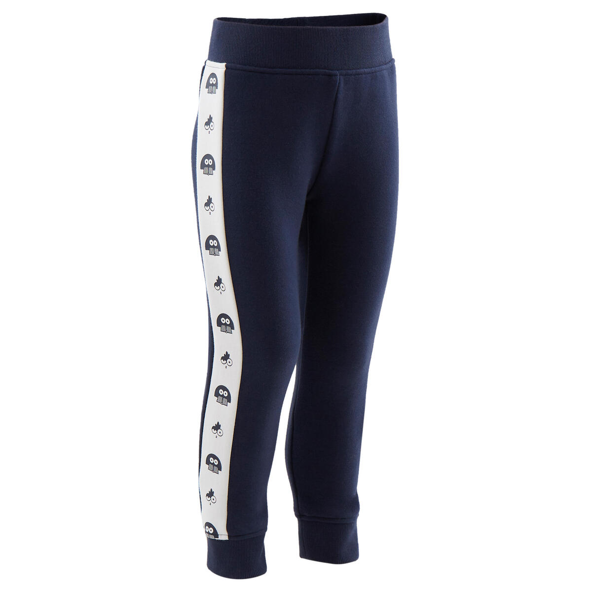 Pantalon de jogging chaud bébé, bleu et blanc
