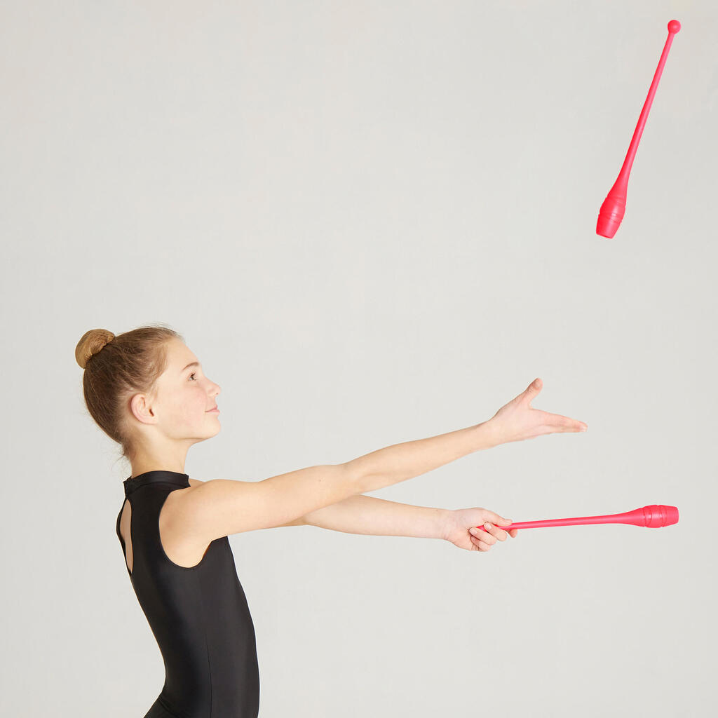 Kužele na modernú gymnastiku 36 cm ružové