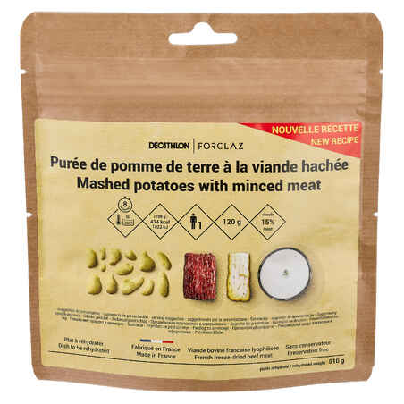 Frystorkad måltid – potatismos med köttfärs 120 g