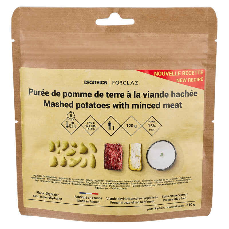 Trekkingnahrung Hackfleisch mit Kartoffelpüree gefriergetrocknet 120 g Trekkingnahrung Hackfleisch mit Kartoffelpüree gefriergetrocknet 120 g