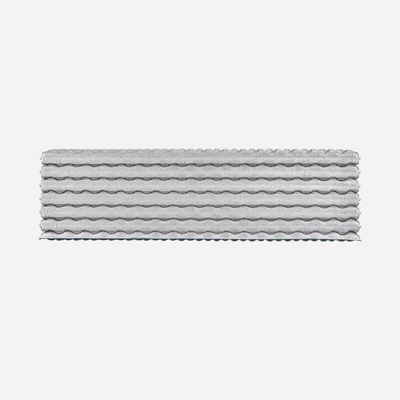 Insulating trekking foam mattress TREK 100 folding - Grey