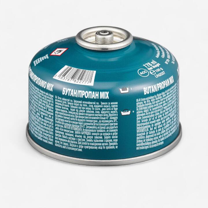 100 grams screwin gas cartridge for stoves FORCLAZ Decathlon