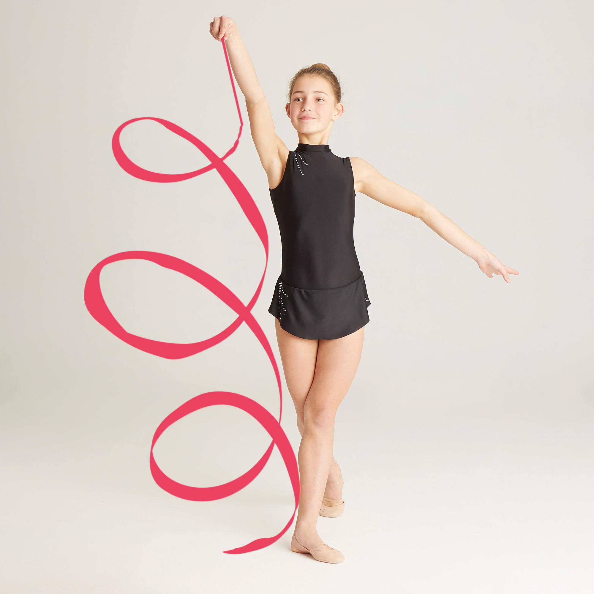 Rhythmic Gymnastics (RG) Ribbon 4m - Pink 5/6