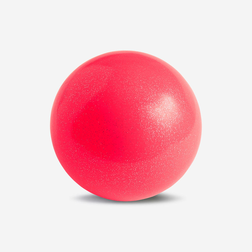 Ballon de Gymnastique Rythmique de 165 mm, rose ultra fluo