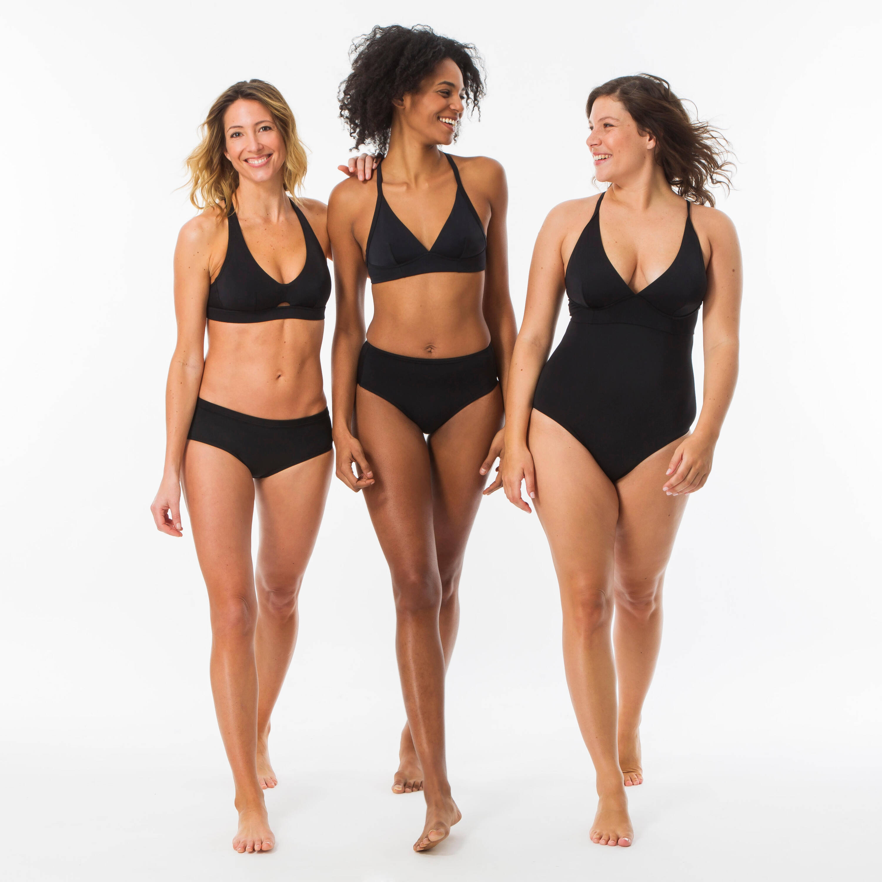 Women's shorty with drawstring VANINA BLACK -  3