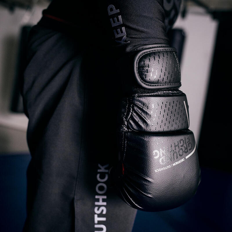 Mănuși Box MMA/ GRAPPLING 500 negru 