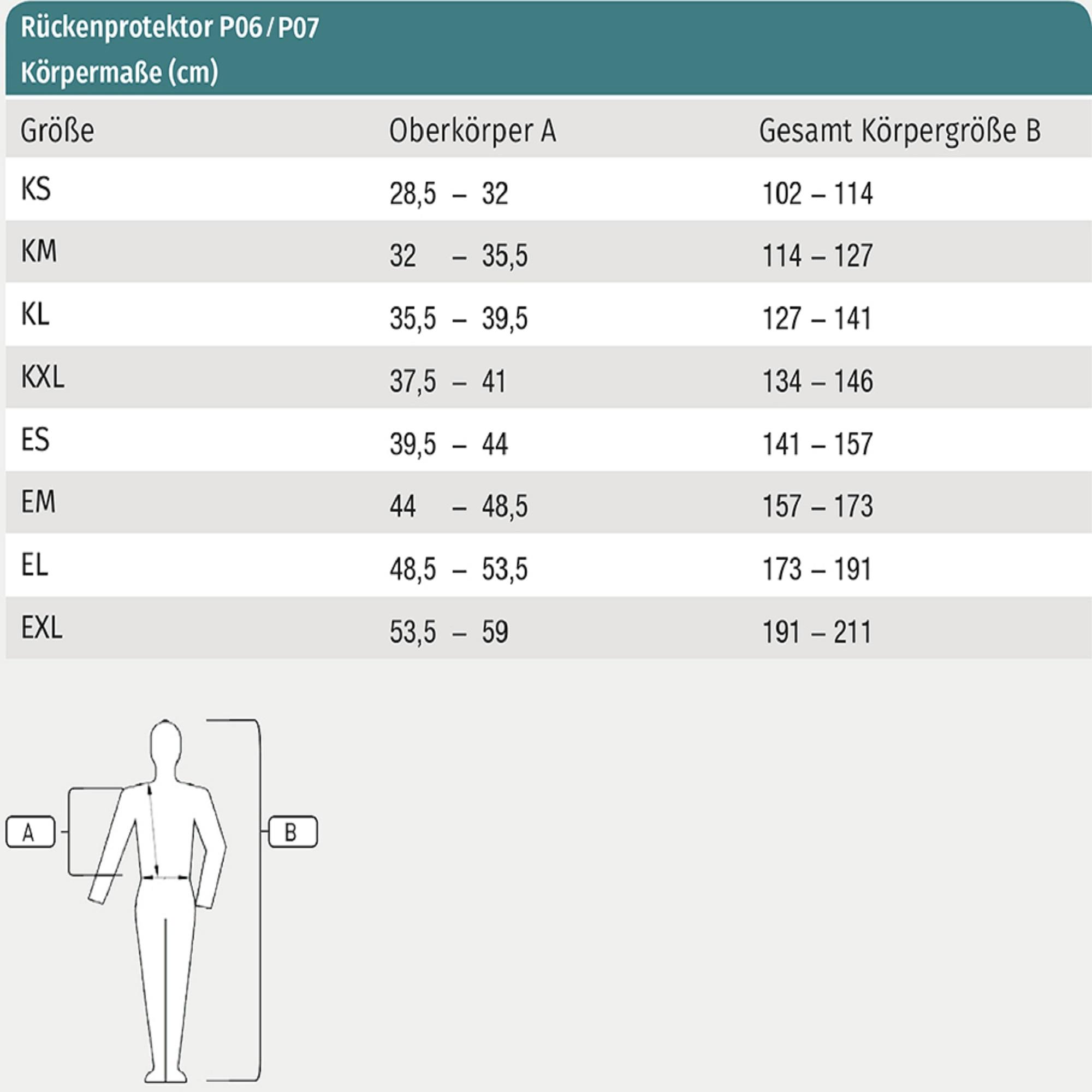 RÜCKENPROTEKTOR P07 FLEXIBLE swing ERWACHSENE schwarz 4/5