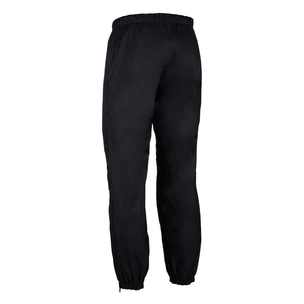 Adult Rugby Waterproof Bottoms R500 - Black