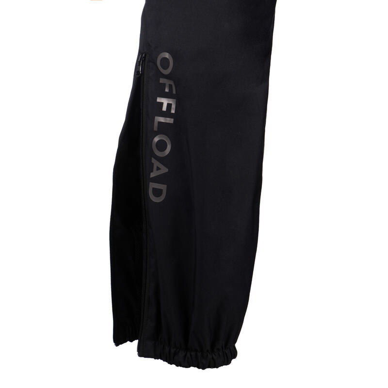 Pantalón de Rugby Impermeable Offload negro |