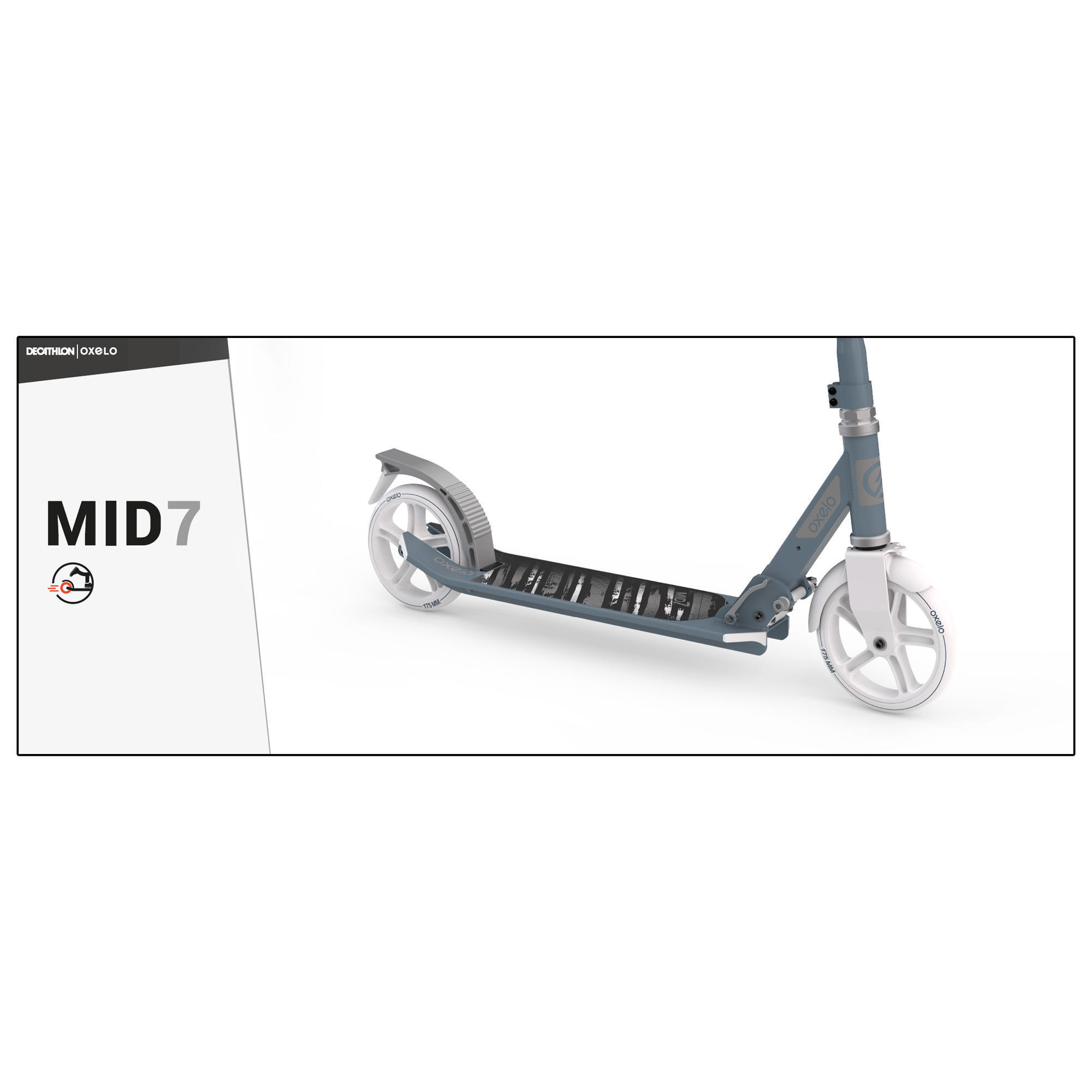 Mid 7 Scooter OXELO - Decathlon