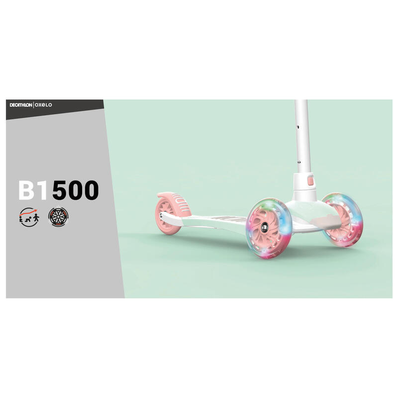 Işıklı Çocuk Scooterı - 3 Tekerlekli Scooter -B1 500