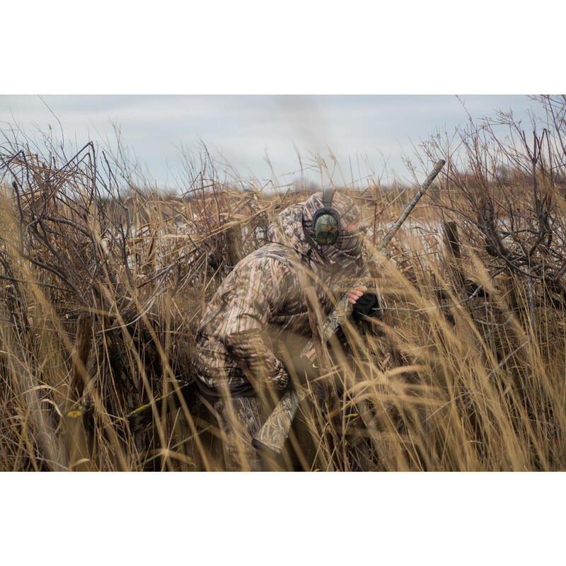 Cache-cou chasse chaud 500 camouflage marais