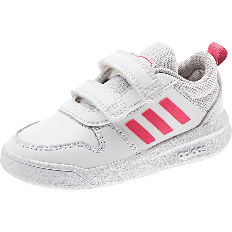 Zapatillas Adidas Bebé Primeros Pasos Tensaur blanco rosa Tallas 20 a 27 Decathlon